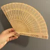 Party Supplies Fast Delivery 100pcs Personalized Customized Wedding Gifts Wooden Hand Fans Engraved Custom Wood Folding Fan