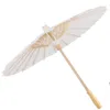 Papier blanc pur fête de mariage décoration photographique performance théâtrale accessoire parapluie BBB15583