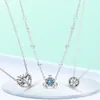 Women S925 Silver Necklaces Dream Catcher Hollow Galaxy Designer Necklace With Box