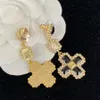 Luxury Earrings Designer Fashion Earing Charm for Woman Delicate jewelry 4 Styles Optional High Quality