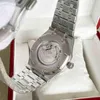 ZF APF Mekaniska klockor 7750 armbandsur Fashion Business Silver Men's 42mm Watch Sapphire Glass Automatic Date rostfritt stål vattenprou