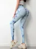 Mulheres leggings chrleisure mulheres sem costura fitness cintura alta clássico push up esportes treino tiedye impresso legging 220919