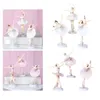 Festliga leveranser Cake Topper Ballet Girls Decoration Ballerina Cupcake Toppers f￶r Baby Shower Bridal