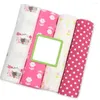 Blankets 4Pcs/Lot Bab Cotton Born Muslin Baby Bath Diapers Swaddle Borns Pography Wrap