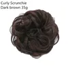 Synthétique Élastique Cheveux Bouclés Chignons Chignons Cheveux Scrunchy Extensions Wrap Ponytail Donut Chignon Accessoires