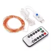 Strings ICOCO USB LED String Işık Su Geçirmez Peri Noel Işıkları Düğün için Açık Dekoracion Bakır Tel