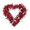 Dekorativa blommor form Alla hjärtans Garland Love Party Heart Pendant Hanging Day Wall Decoration Home Decor