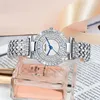 Нарученные часы 2022 роскошные хрустальные женские браслеты смотрят модные бриллианты Quartz Watch Steel Женские наручные часы Montre Femme Relogio