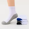 Chaussettes 12 paires de coton blanc doux noir gris respirant absorbant la sueur sport garçons garçons girls écoliers enfants en bonne santé 220919