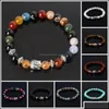 Bracelets de charme bracelets pour hommes bijoux de luxe Perle Natural Stone Anchor Bouded Bouddha Bouddha Bouddha pour les hommes Femmes Lava Chakra B Drop Deliv Dhk8o