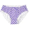 Underpants #M-XL Mann Sissy Unterw￤sche Plaid-Druckhosen Elastischer Bund Bordknoten R￼schen Trim Slips Crossdress Costum Dessous Naidwear