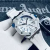 Luxe horloge voor heren Mechanische horloges 15400 Automatische stalen band S Tape Pols Zwitserse merksportpolshorloges