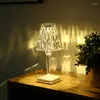 Table Lamps Touch Dimming Diamond Lamp Acrylic Decoration Desk For Bedroom Bedside Bar Crystal Lighting Gift LED Night Light