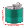 Handvevtobaks Herb Reting Grinder 4 Lager 63mm stor zinklegeringslipor Cigarettkryddskross med handtag Sharpstone Th0388