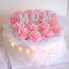 Feestelijke benodigdheden Acryl Happy Mother's Day Cake Topper Mama Verjaardag Goud Mom voor feestdecoraties