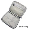 Titta på lådor Multifunktion Portable Strap Organizer Band Box Storage Bag Watchband Holder Travel Case Pouch Grey Black