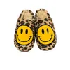 Slippers Fashion Leopard Smiley Face Warm Cozy Indoor Unisex 2209207211246