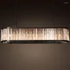 Kroonluchters moderne vintage kristal kroonluchter verlichting hanger hangende lichtlamp voor huisvilla decor door polaris