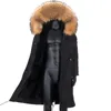 Men's Fur Faux LaVelache Waterproof Winter Coat Men X-Long Parkas Real Liner Natural Raccoon Collar Hood Thick Warm Male Jacket 220919