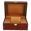 Scatole per orologi Scatole per orologi Dislpay Box Organizer Vetrina in legno di lusso per collezione uomo donna