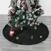 Kerstdecoraties Witte pluipen Boomrok Bronzed kleurrijke veren feestelijke geschenken Jaar feestdecoratie schort