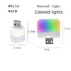 USB Book Light Mini Night Light Bedside Lamp for Children Baby Bedroom Wall Socket Computer Mobile Power Charging