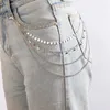 Belts Colored Diamond Multi-layer Pants Chain Astronaut Tassel Four-layer