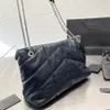 Kobiety Tote Projektant Mody Luksusowe Torebki Torebki LOULOU PUFFER ŁAŃCUCH Torba Marki Klasyczne Klapki matowe Skórzane Torby Na Ramię Torba Crossbody