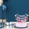 Suprimentos festivos para cóleis de bolo de bolo de decoração de inserção de cartão de exibição de cartões para chá de bebê de aniversário de aniversário decorações de festas