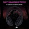 Headset Gaming Headset 7.1 Surround Sound med mikrofonörlurar USB Wired RGB Gamer -hörlurar för PC Xbox One PS4 T220916