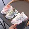Más nuevo Unisex Spring Autumn Children Sneaker informal Slubable Soft Sole Antislip Baby Girl Shoes Boy Shoes Tamaño 2130 J220714