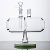 Specjalne style Hikahs Infinity Waterfall Glass Bongs Odwracalne rurki grawitacyjne kolorowe grubość 4 mm szklane rury wodne 14 mm staw żeńskie platformy DAB z miską