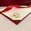 Mini Hoop oorbellen Luxe oorbellen Designer voor vrouwen modeontwerp sieraden goud vergulde bruiloft verloving sieraden kerstcadeau roestvrijstalen sieraden