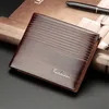 Luxur Designer Men's Short Compact Multiple Wallet Mono Gram Canvers Kvitton Varumärke Bifold Wallet