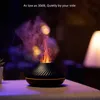 Nouveau Humidificateur d'air à effet de flamme 7 couleurs changeantes LED diffuseur d'aromathérapie