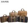 Duffel Bags American Military Style Used Thick Oil Wax Canvas Fitness Bag One Shoulder Handbag Outdoor Sports Travel Bag 220920