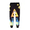 Men's Tracksuits 2022 Weird Town Cartoon 3D Printed Hoodie Trousers Suit Fashionable Youth Track And Field