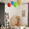 Pendellampor barns kreativa ballonger lamplampor ljuskrona belysning led hanglamp loft dekor ljusarmatur vardagsrum