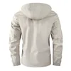 Giacche da uomo Moda Uomo Casual Giacca a vento con cappuccio Uomo Impermeabile Outdoor Soft Shell Cappotto invernale Abbigliamento Caldo pile di spessore 220920