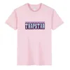 Мода мужская женская Trapstar London Tee футболки Mans Streetwear Стилист повседневная одежда баскетбольная дизайнер беговая рубашка высокое качество YM