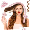 Clipes de cabelo Barrettes Slee Rolos de cabelo flexíveis Hastes de curling Hairs Tools Bairesting Products Spiral Modeling Accessories Bands para DHFKQ