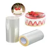 Fournitures de fête 1 rouleau Transparent gâteau Surround Film collier bricolage cuisine cuisson ruban adhésif outil