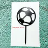 Fournitures de fête décoration de gâteau Football joyeux anniversaire mariage Cupcake Topper drapeaux bébé douche décor cuisson bricolage fête de noël