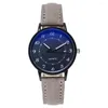 Wristwatches Classic Women's Casual Quartz Leather Band Strap Watch Round Analog Clock Wrist Watches Luminous Hands Waterproof