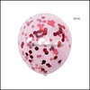 Party Decoration Beautif Latex Confetti Balloons Diy Romantic Wedding Engagement Events 12 Inches Sequin Balloon Drop Delivery 2021 H Dhxnq