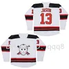 Gla Friday the 13th Jason Voorhees Faux White Hockey Jersey taille M-XXXL