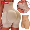 Womens Shapers CXZD High Waisted Waist Trainer Shapewear Body Tummy Shaper Fake Ass Butt Lifter Booties Hip Pads Enhancer Booty 220919