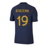 Maillots De Voetbal Voetbalshirts FRANSE BenzEMA MBAPPE GRIEZMANN POGBA 22 23 Francia Mannen Kinderen KIMPEMBE FEKIR Maillot Vrouwen Shirt Hommes