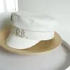 베레트 USPOP 여성 모자 Crystal Baker Boy Hat Wool Sboy Caps Female Flat Militray Visor S-XL