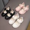 Zapatillas de deporte primavera otoño niños bebé Bowknot princesa zapatos de cuero para niños niñas 220920